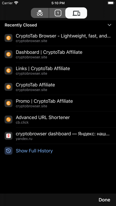 CryptoTab Browser Pro screenshot1