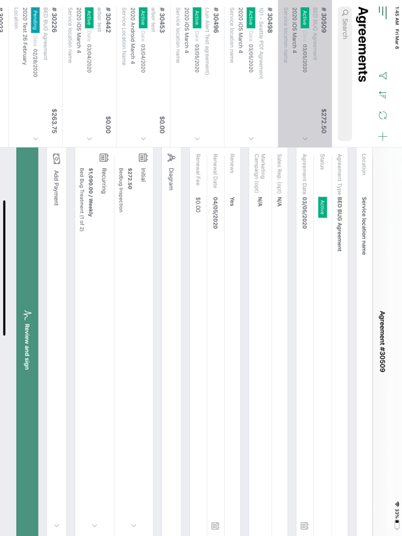 Fieldwork Office iPad screenshot 2 - Business app