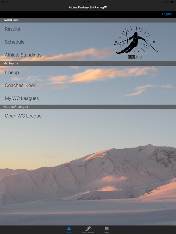 Screenshot #4 pour Alpine Fantasy Ski Racing