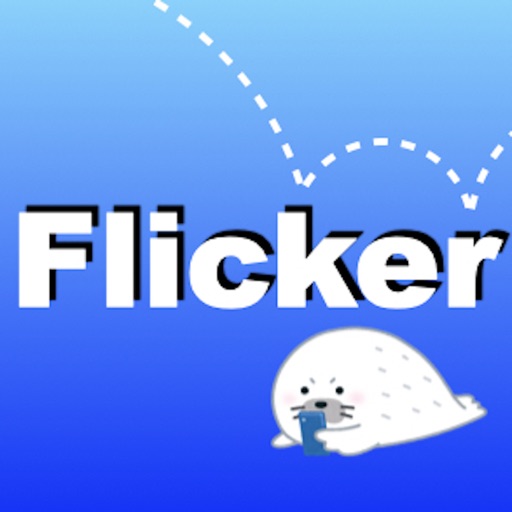 Flick typing input practice icon