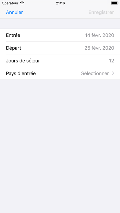 Screenshot #3 pour Schengen Stay Planner