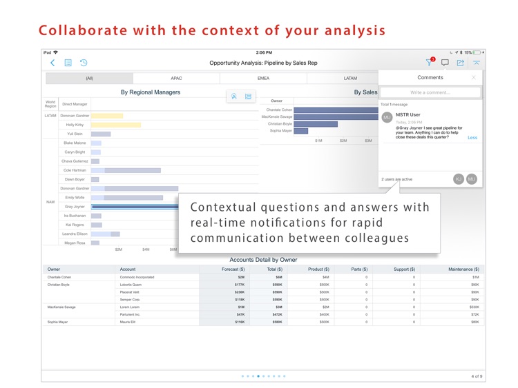 MicroStrategy Library for iPad screenshot-3