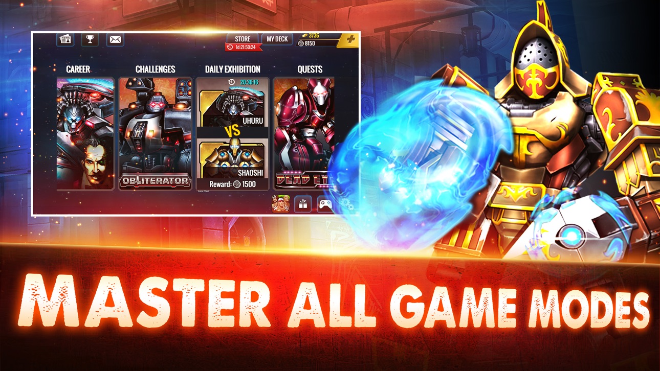 Ultimate Robot Fighting Hack screenshot 6 - iOS game interface
