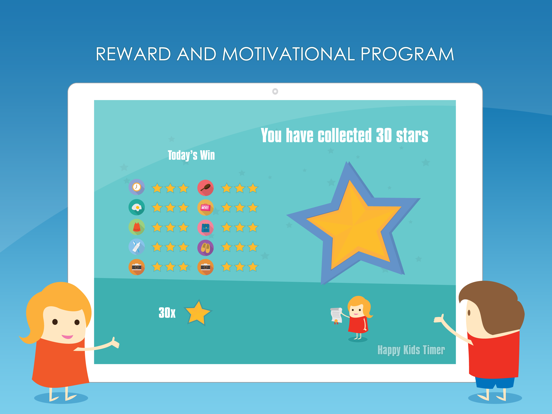 Happy Kids Timer: Home Chores iPad screenshot 5 - Education app