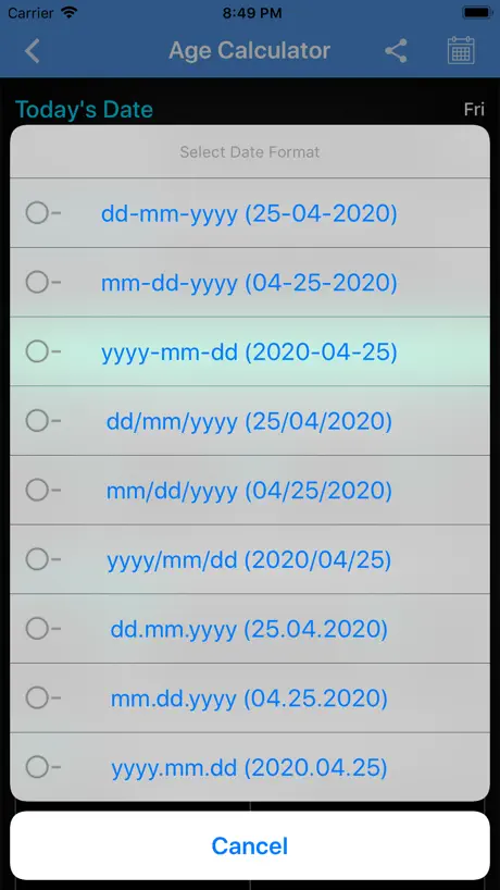 Age Calculator ++