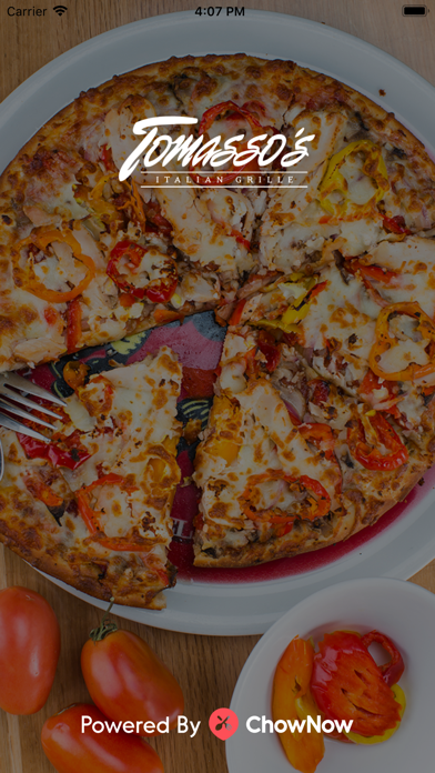 Tomassos Italian Grille app screenshot