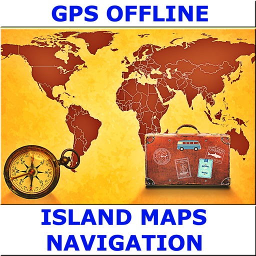 ISLAND MAPS NAVIGATION GPS Icon