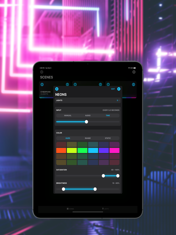 Screenshot #5 pour Neon for PhilipsHue & LIFX