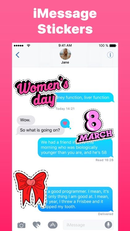 Women's Day Countdown Stickers
