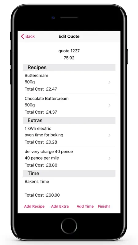 Cost A Cake Pro screenshot 9 of 9