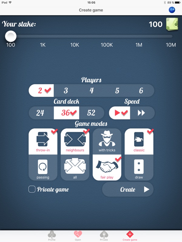 Durak Online card game screenshot 7