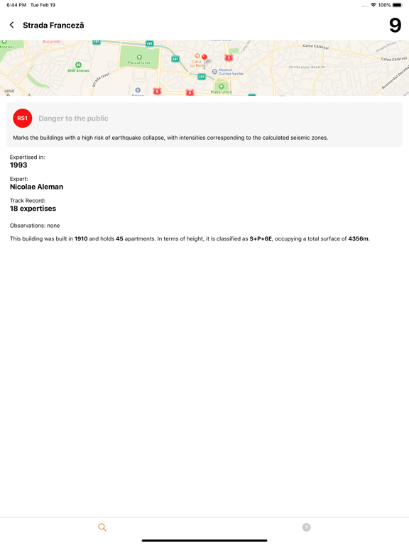 Screenshot #6 pour Bucharest Seismic Risk