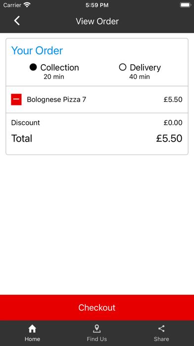 Delhicious Takeaway Screenshot