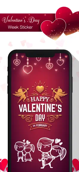 Game screenshot Valentine's Day Week Stickers mod apk