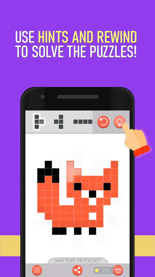 #4. Pixel Blocks - Reverse Puzzle (iOS) By: Matija Ozebek