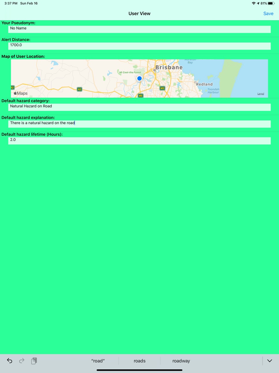 iPad screenshot