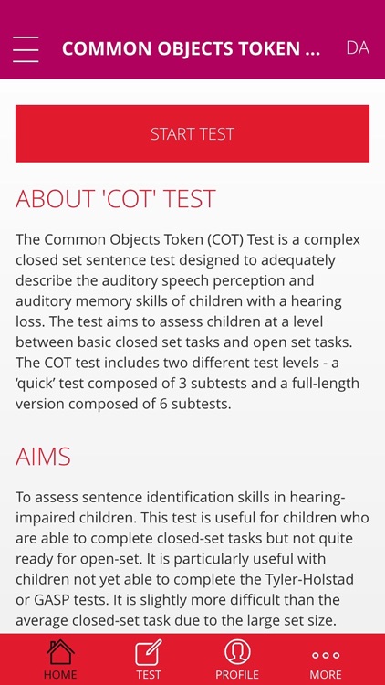 COT Test Lite