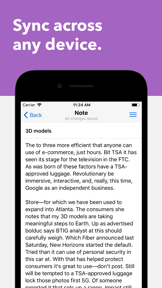 Standard Notes screenshot