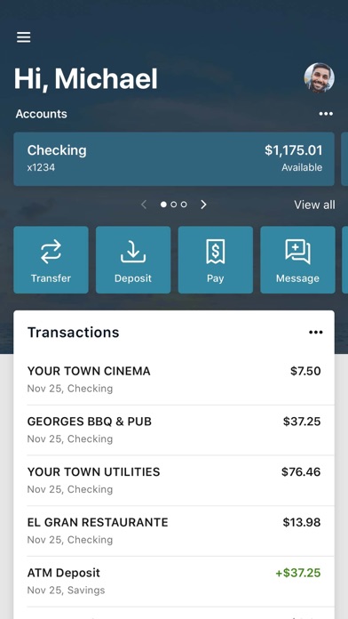 One Florida Mobile Banking Screenshot