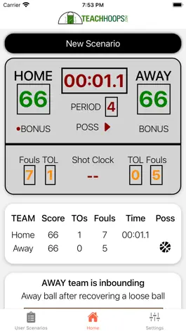 Game screenshot Basketball Scenarios Pro mod apk