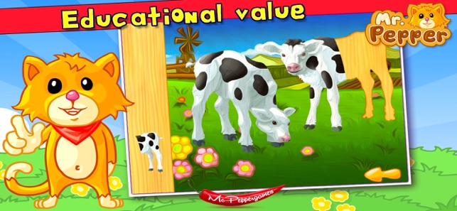 Farm Animals: Kids' Baby Games  App Price Intelligence by Qonversion
