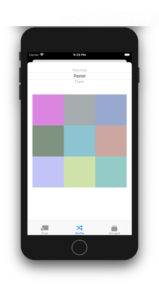 #1. ColorsList (iOS) 由: Daiki Hirao