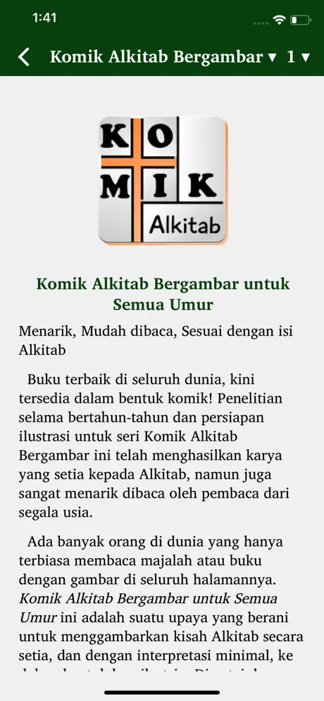 Komik Alkitab Bergambar