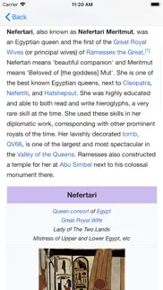 queens of ancient egypt iphone screenshot 2