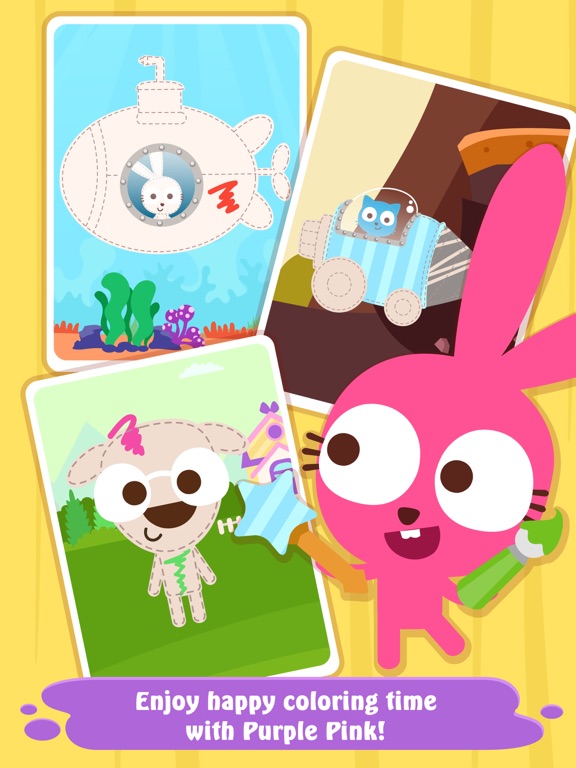 Screenshot #5 for Purple Pink Coloring Fun