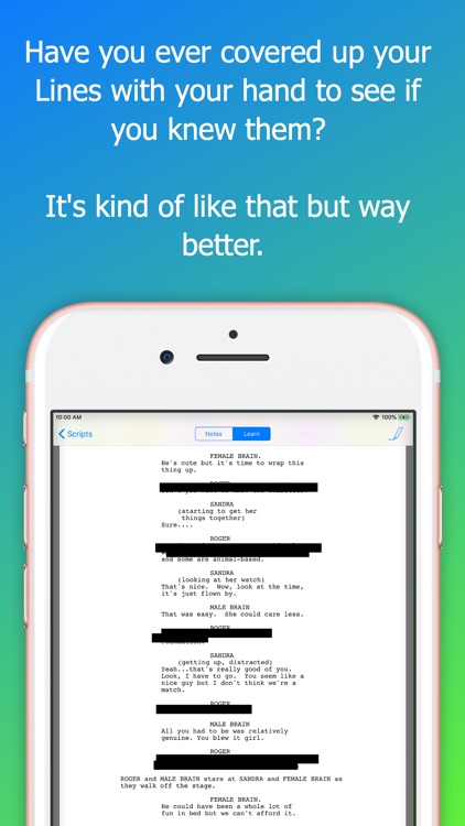 Line Notes for Actors & Crew screenshot-4