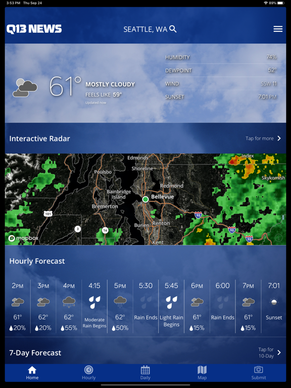 Screenshot #4 pour Q13 FOX Seattle: Weather