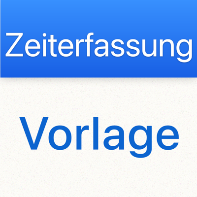 Zeiterfassung Vorlage