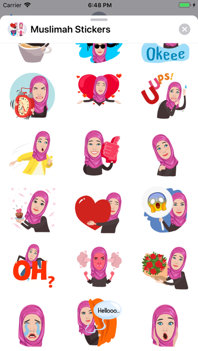 Muslimah Stickers screenshot 4