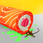 寿司卷3D (Sushi Roll 3D) 有趣的烹饪游戏