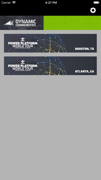 Dynamic Communities Events