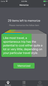 MemCards - Memorization Tool screenshot