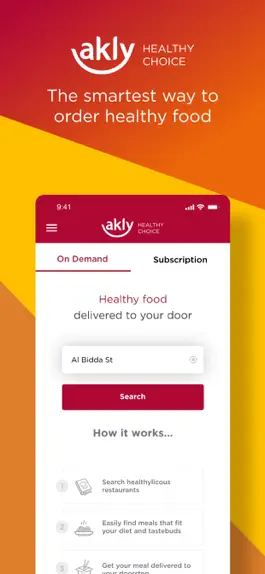 Game screenshot Akly: Healthy Food Delivery mod apk