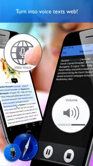 voice reader for web iphone screenshot 1