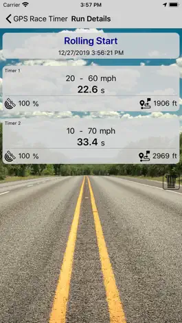 Game screenshot GPS Race Timer hack