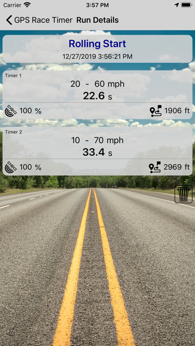 Screenshot #3 pour GPS Race Timer
