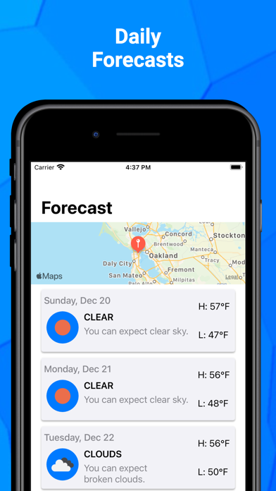 Screenshot #3 pour Weather - Forecasts