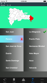 Central America state maps screenshot