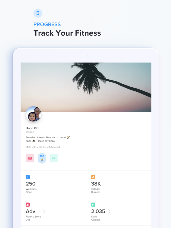 Keelo - Strength HIIT Workouts iPad screenshot 5 - Health & Fitness app