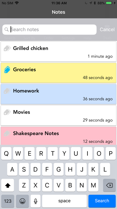 Screenshot #3 pour Ultimate Notepad