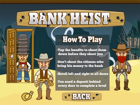Screenshot #5 pour The Bank Heist Shoot Em Up