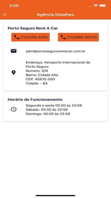 Porto Seguro Rent a Car Screenshot