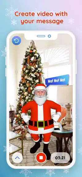 Game screenshot Santa сhristmas video message apk