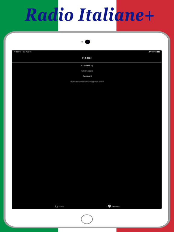 Radio Italiane+ iPad screenshot