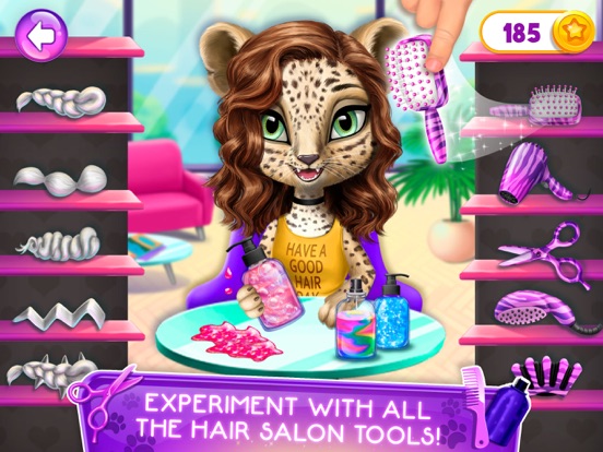 My Animal Hair Salon World iPad screenshot 8 - Education app