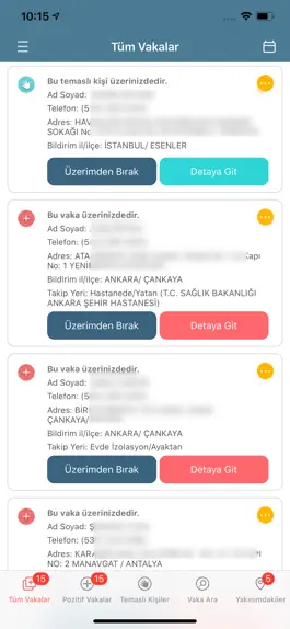 Game screenshot Filyasyon ve İzolasyon Takibi mod apk